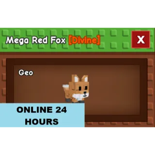 GROW A GARDEN MEGA RED FOX