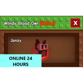 GROW A GARDEN WINDY BLOOD OWL