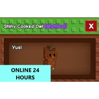 GROW A GARDEN SHINY COOKED OWL