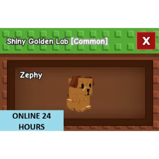 GROW A GARDEN SHINY GOLDEN LAB