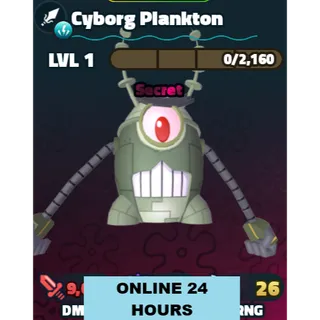 CYBORG PLANKTON - SPONGEBOB TOWER DEFENSE X2