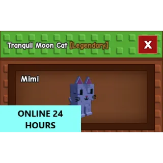 GROW A GARDEN TRANQUIL MOON CAT