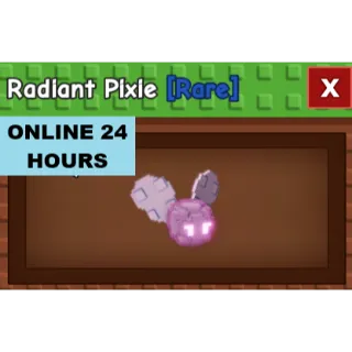 GROW A GARDEN RADIANT PIXIE