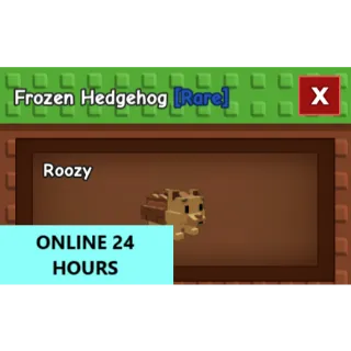 GROW A GARDEN FROZEN HEDGEHOG