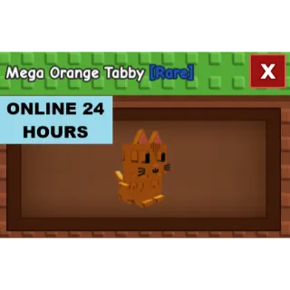 GROW A GARDEN MEGA ORANGE TABBY