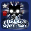 BLACK CAT SCYTHE EMOTE - BLADE BALL
