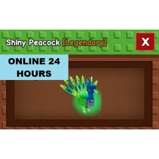 GROW A GARDEN SHINY PEACOCK