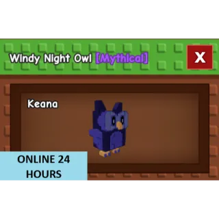 GROW A GARDEN WINDY NIGHT OWL