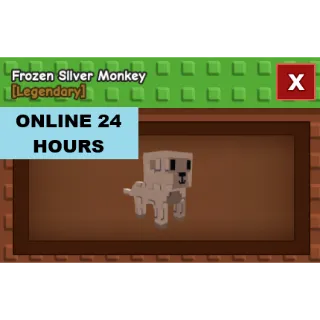 GROW A GARDEN FROZEN SILVER MONKEY