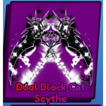 DUAL BLACK CAT SCYTHE BLADE BALL