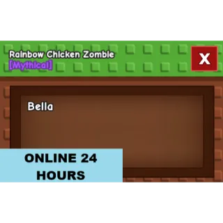 GROW A GARDEN RAINBOW CHICKEN ZOMBIE