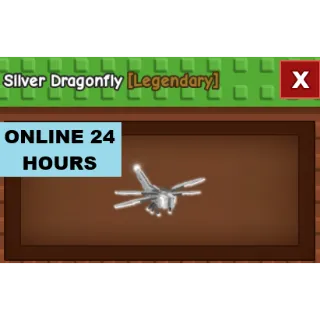 GROW A GARDEN SILVER DRAGONFLY