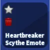 HEARTBREAKER SCYTHE EMOTE - BLADE BALL