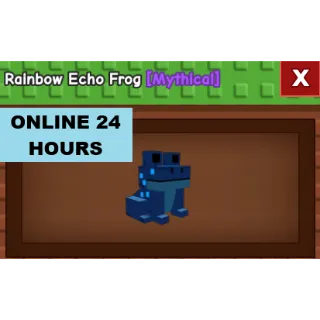 HUGE RAINBOW ECHO FROG
