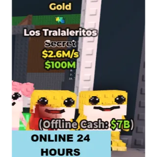 GOLD LOS TRALALERTIOS 2.6M/S