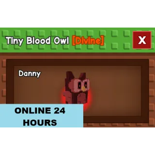 GROW A GARDEN TINY BLOOD OWL