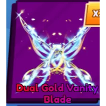 DUAL GOLD VANITY BLADE - BLADE BALL