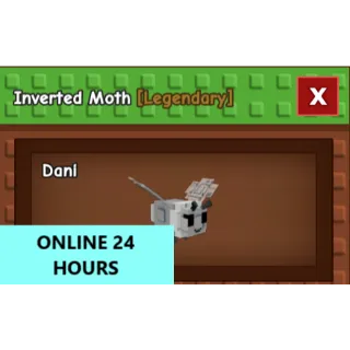 GROW A GARDEN INVERTED MOTH