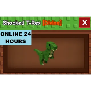 GROW A GARDEN SHOCKED T-REX