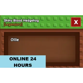 GROW A GARDEN SHINY BLOOD HEDGEHOG