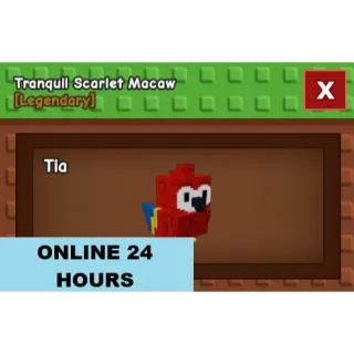 TRANQUIL SCARLET MACAW
