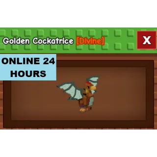 GROW A GARDEN GOLDEN COCKATRICE