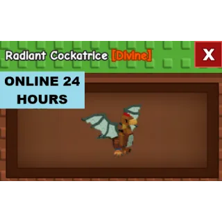 GROW A GARDEN RADIANT COCKATRICE