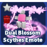 DUAL BLOSSOM SCYTHES EMOTE - BLADE BALL