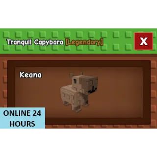 GROW A GARDEN TRANQUIL CAPYBARA