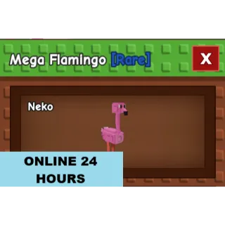 GROW A GARDEN MEGA FLAMINGO