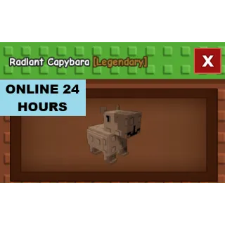 GROW A GARDEN RADIANT CAPYBARA