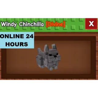 GROW A GARDEN WINDY CHINCHILLA