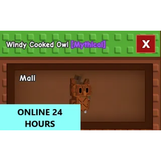 GROW A GARDEN WINDY COOKED OWL