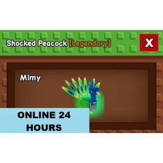 GROW A GARDEN SHOCKED PEACOCK