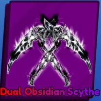 DUAL OBSIDIAN SCYTHE - BLADE BALL
