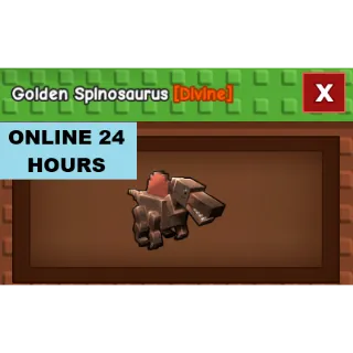 GROW A GARDEN GOLDEN SPINOSAURUS