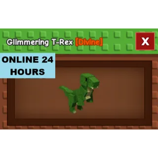 GROW A GARDEN GLIMMERING T-REX
