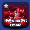 HELLWING SET EMOTE - BLADE BALL