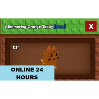 GLIMMERING ORANGE TABBY