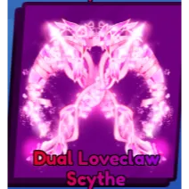 DUAL LOVECLAW SCYTHE - BLADE BALL