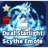 DUAL STARLIGHT SCYTHE EMOTE - BLADE BALL
