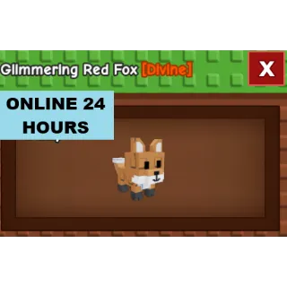 GROW A GARDEN GLIMMERING RED FOX