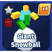 GIANT SNOWBALL - BLADE BALL