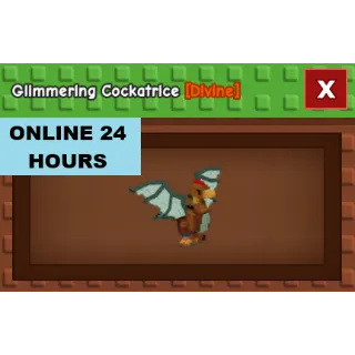 GROW A GARDEN GLIMMERING COCKATRICE