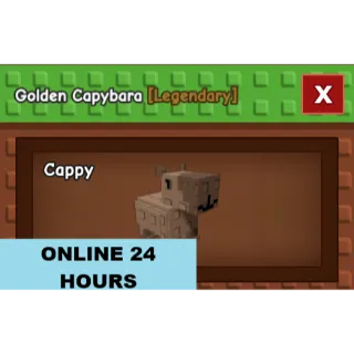 GROW A GARDEN GOLDEN CAPYBARA