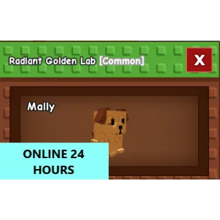 GROW A GARDEN RADIANT GOLDEN LAB