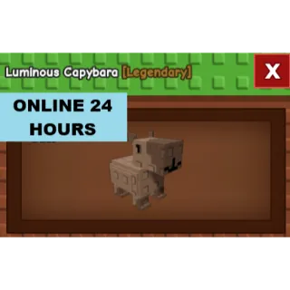 GROW A GARDEN LUMINOUS CAPYBARA