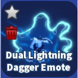 DUAL LIGHTNING DAGGER EMOTE - BLADE BALL