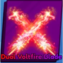 DUAL VOLTFIRE BLADE - BLADE BALL