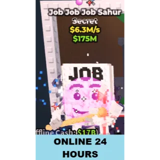 JOB JOB JOB SAHUR 6.3M/S